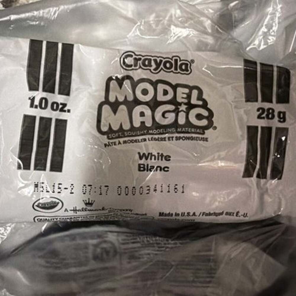 Crayola Model Magic 10 Pack Of -White, 1 oz, New
